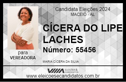 Candidato CÍCERA DO LIPE LACHES 2024 - MACEIÓ - Eleições