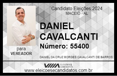 Candidato DANIEL CAVALCANTI 2024 - MACEIÓ - Eleições