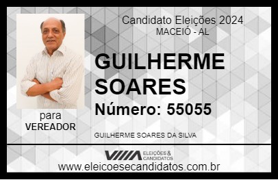 Candidato GUILHERME SOARES 2024 - MACEIÓ - Eleições