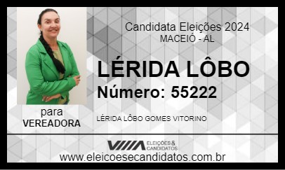 Candidato LÉRIDA LÔBO 2024 - MACEIÓ - Eleições