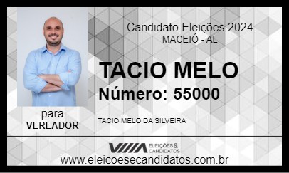 Candidato TACIO MELO 2024 - MACEIÓ - Eleições