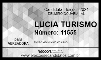 Candidato LUCIA TURISMO 2024 - DELMIRO GOUVEIA - Eleições