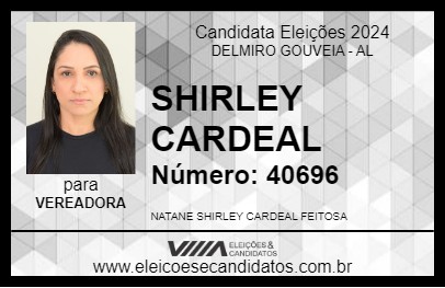 Candidato SHIRLEY CARDEAL 2024 - DELMIRO GOUVEIA - Eleições