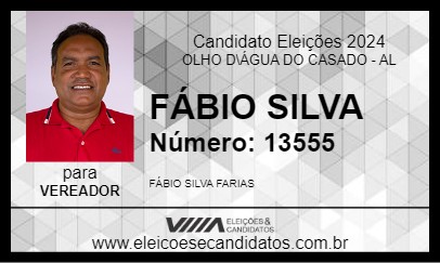 Candidato FÁBIO SILVA 2024 - OLHO D\ÁGUA DO CASADO - Eleições