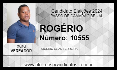 Candidato ROGÉRIO 2024 - PASSO DE CAMARAGIBE - Eleições