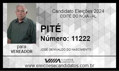 Candidato PITÉ 2024 - COITÉ DO NÓIA - Eleições