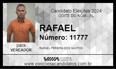 Candidato RAFAEL 2024 - COITÉ DO NÓIA - Eleições