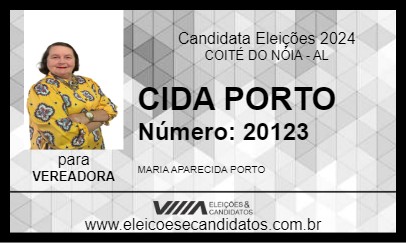 Candidato CIDA PORTO 2024 - COITÉ DO NÓIA - Eleições