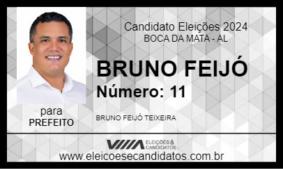 Candidato BRUNO FEIJÓ 2024 - BOCA DA MATA - Eleições