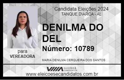 Candidato DENILMA DO DEL 2024 - TANQUE D\ARCA - Eleições