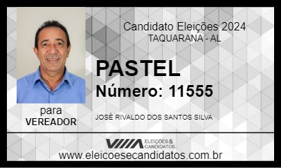 Candidato PASTEL 2024 - TAQUARANA - Eleições