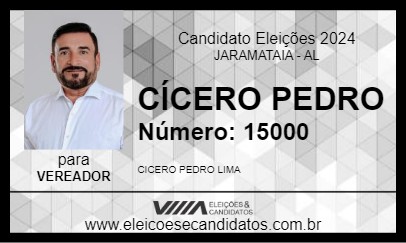 Candidato CÍCERO PEDRO 2024 - JARAMATAIA - Eleições