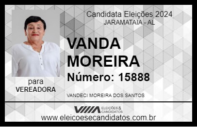 Candidato VANDA MOREIRA 2024 - JARAMATAIA - Eleições