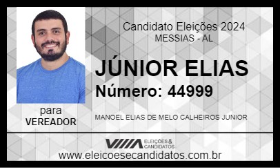 Candidato JÚNIOR ELIAS 2024 - MESSIAS - Eleições