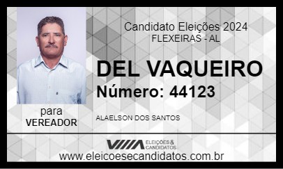 Candidato DEL VAQUEIRO 2024 - FLEXEIRAS - Eleições