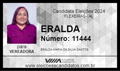 Candidato ERALDA 2024 - FLEXEIRAS - Eleições