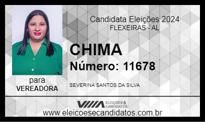 Candidato CHIMA 2024 - FLEXEIRAS - Eleições