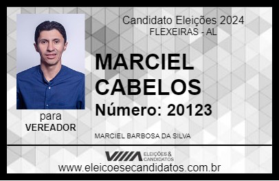 Candidato MARCIEL CABELOS 2024 - FLEXEIRAS - Eleições