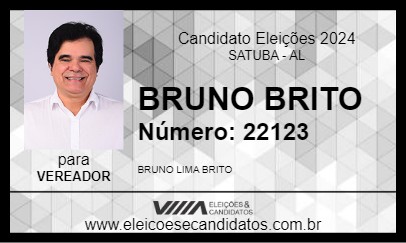 Candidato BRUNO BRITO 2024 - SATUBA - Eleições