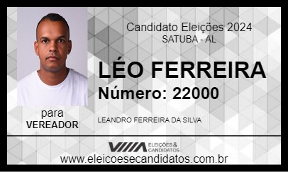 Candidato LÉO FERREIRA 2024 - SATUBA - Eleições