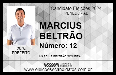 Candidato MARCIUS BELTRÃO 2024 - PENEDO - Eleições