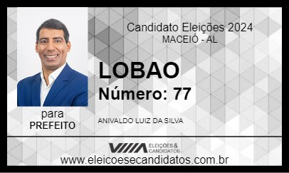 Candidato LOBAO 2024 - MACEIÓ - Eleições