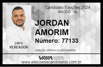 Candidato JORDAN AMORIM 2024 - MACEIÓ - Eleições