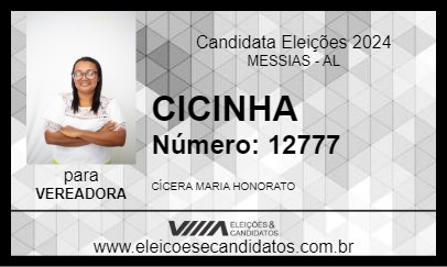 Candidato CÍCERA 2024 - MESSIAS - Eleições