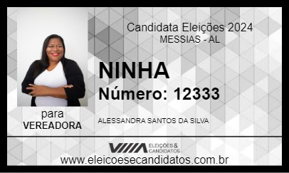 Candidato NINHA 2024 - MESSIAS - Eleições