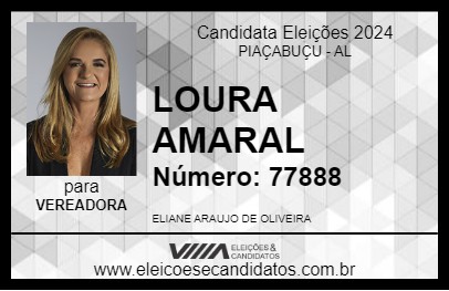 Candidato LOURA AMARAL 2024 - PIAÇABUÇU - Eleições