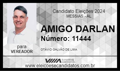 Candidato AMIGO DARLAN 2024 - MESSIAS - Eleições