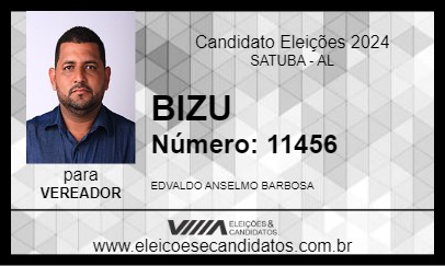 Candidato BIZU 2024 - SATUBA - Eleições