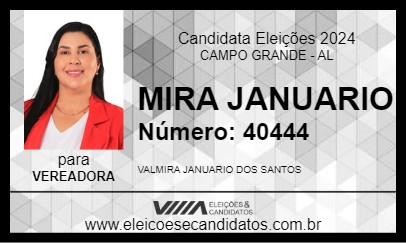 Candidato MIRA JANUARIO 2024 - CAMPO GRANDE - Eleições