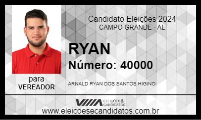 Candidato RYAN 2024 - CAMPO GRANDE - Eleições