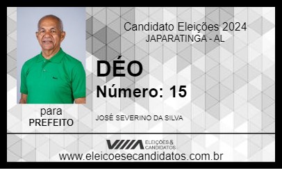 Candidato DÉO 2024 - JAPARATINGA - Eleições