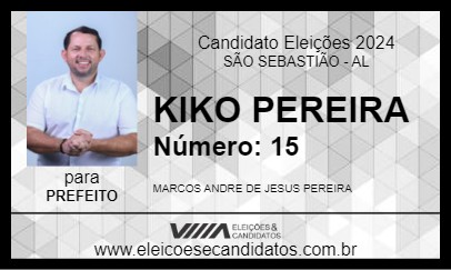 Candidato KIKO PEREIRA 2024 - SÃO SEBASTIÃO - Eleições