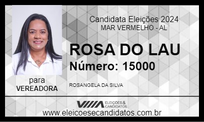 Candidato ROSA DO LAU 2024 - MAR VERMELHO - Eleições