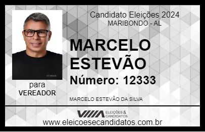 Candidato MARCELO ESTEVÃO 2024 - MARIBONDO - Eleições