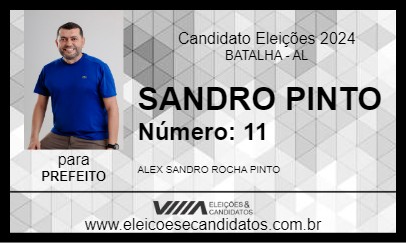 Candidato SANDRO PINTO 2024 - BATALHA - Eleições