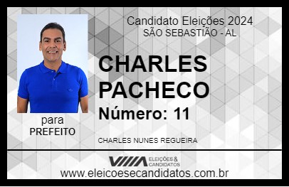 Candidato CHARLES PACHECO 2024 - SÃO SEBASTIÃO - Eleições