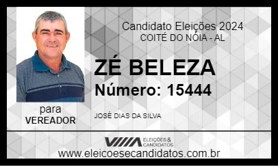 Candidato ZÉ BELEZA 2024 - COITÉ DO NÓIA - Eleições