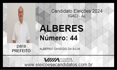 Candidato ALBERES 2024 - IGACI - Eleições