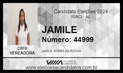 Candidato JAMILE 2024 - IGACI - Eleições