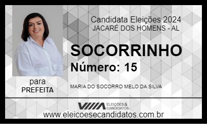 Candidato SOCORRINHO 2024 - JACARÉ DOS HOMENS - Eleições