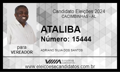 Candidato ATALIBA 2024 - CACIMBINHAS - Eleições