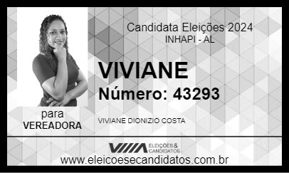 Candidato VIVIANE 2024 - INHAPI - Eleições