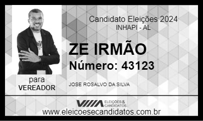 Candidato ZE IRMÃO 2024 - INHAPI - Eleições