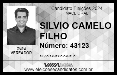 Candidato SILVIO CAMELO FILHO 2024 - MACEIÓ - Eleições