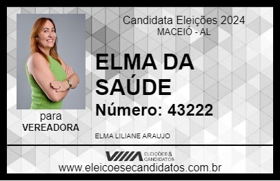 Candidato ELMA DA SAÚDE 2024 - MACEIÓ - Eleições