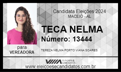 Candidato TECA NELMA 2024 - MACEIÓ - Eleições